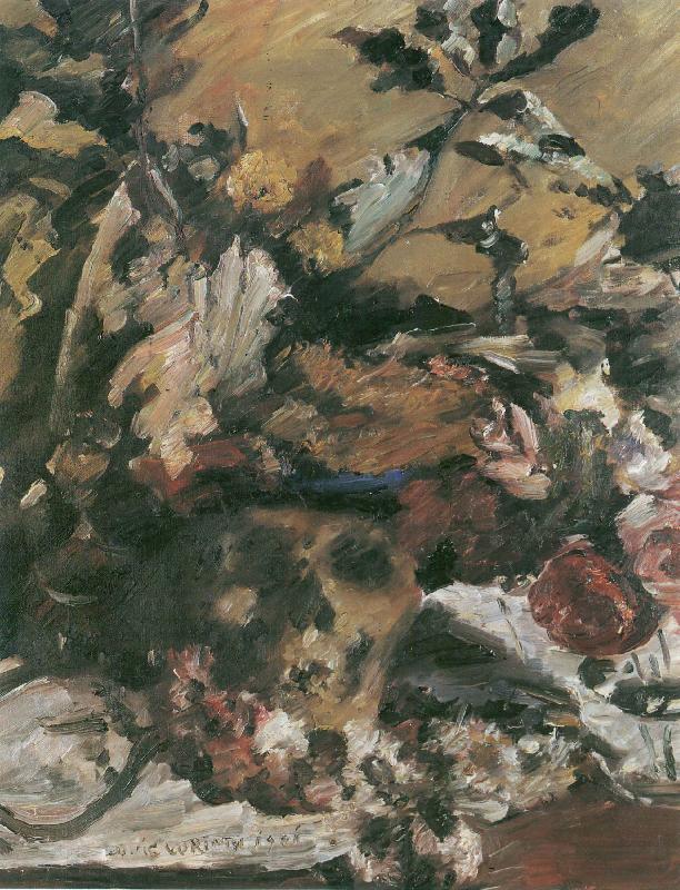 Lovis Corinth Totenkopf mit Eichenlaub